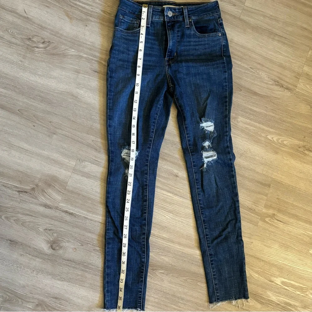 Levi’s Size 26 721 High‎ Rise Skinny Denim Jeans Women’s Pants Levi Blue Jeans - Picture 9 of 10